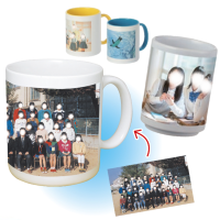 陶器マグカップ・ゆのみ 転写印刷}