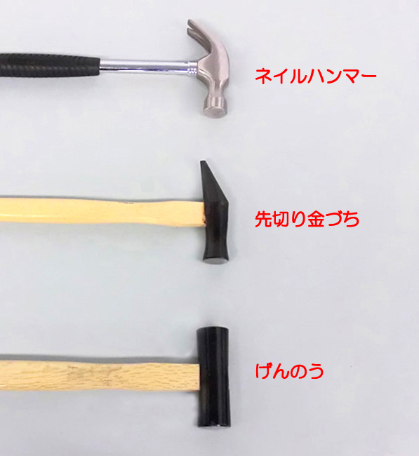 金づち（げんのう） | 道具の使い方