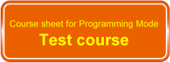 Course sheet for Programming Mode