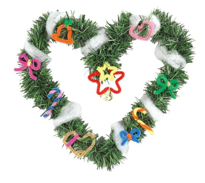 クリスマスリース作り1