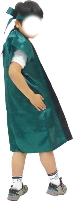 サテンロングハッピ　赤　S（ハチマキ付）4