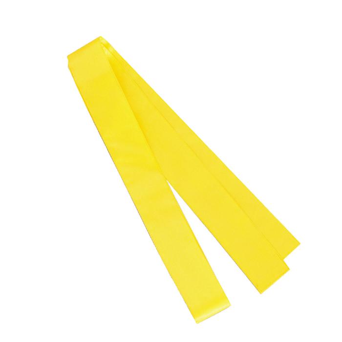 サテンロングハッピ　黄　S（ハチマキ付）1