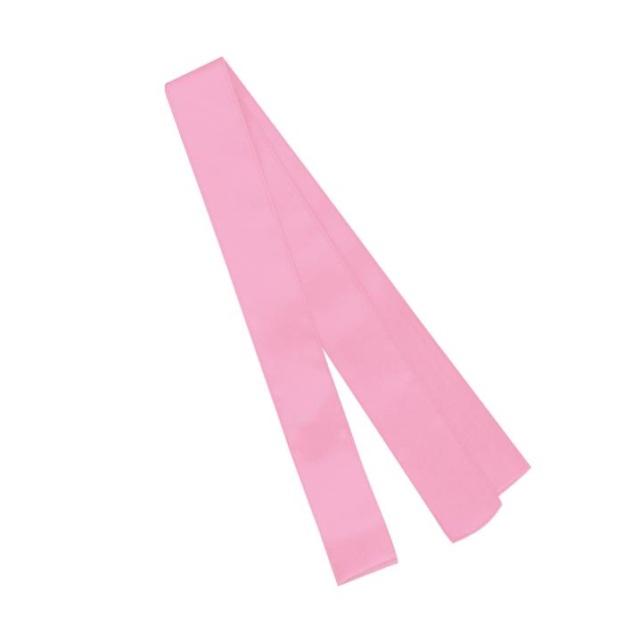 サテンロングハッピ　桃　S（ハチマキ付）2