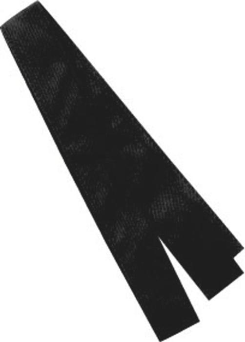 サテンロングハッピ　黒　S（ハチマキ付）1