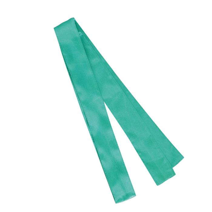 サテンロングハッピ　緑　L（ハチマキ付）1