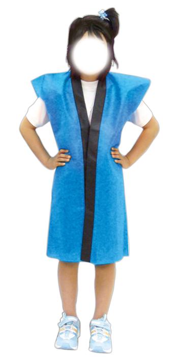 ロングハッピ不織布　緑　J（ハチマキ付）3