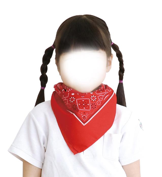 バンダナ　赤5