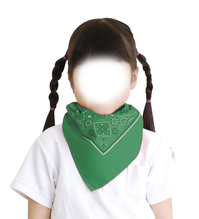 バンダナ　緑4