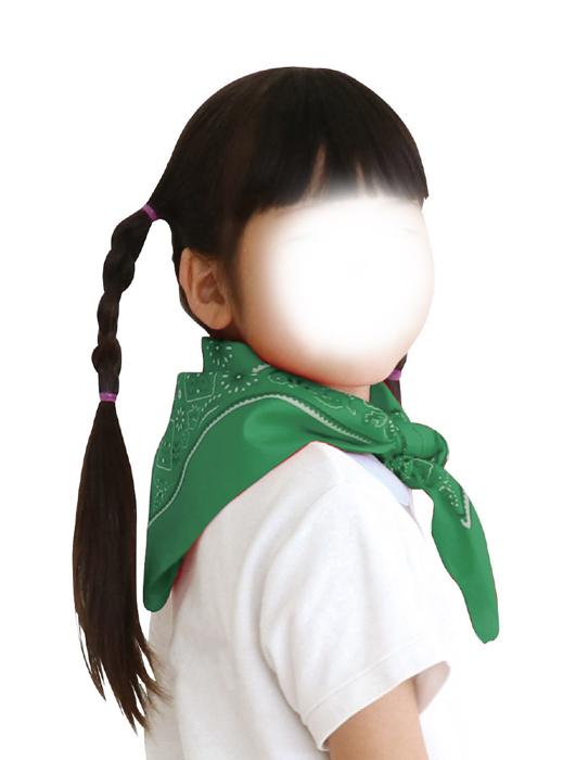 バンダナ　緑5