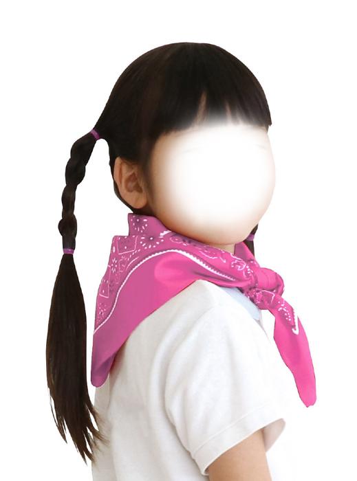 バンダナ　桃5