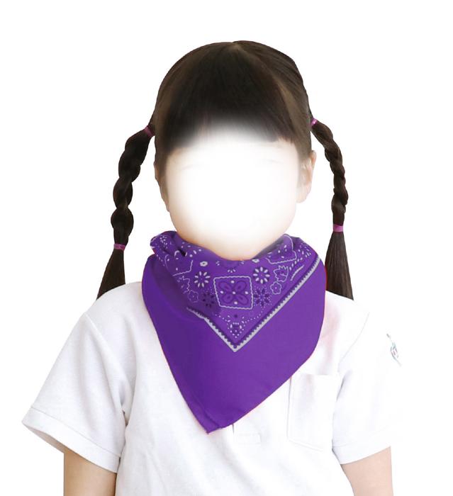 バンダナ　紫4