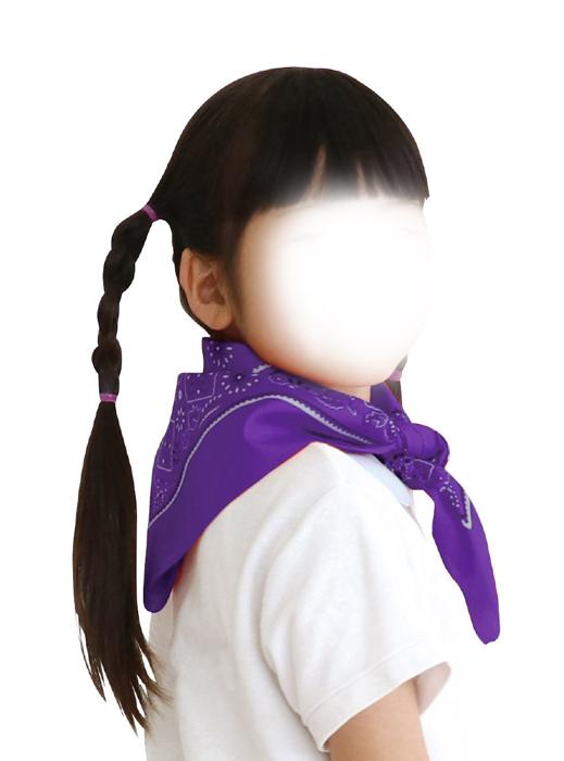 バンダナ　紫5