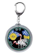 ハメパチくん　キーホルダー　丸型