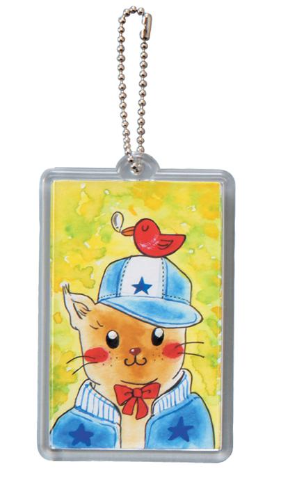 ハメパチくん　キーホルダー　角型0