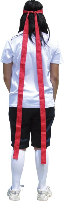 ロングはちまき　赤1