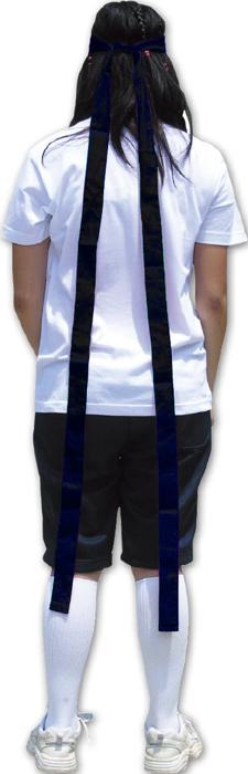 ロングはちまき　黒1