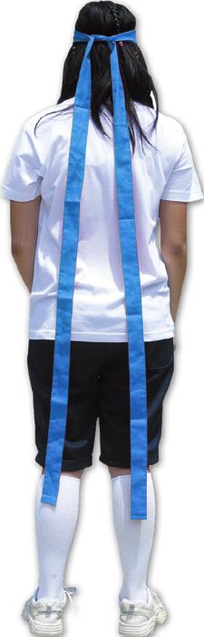 ロングはちまき　青1