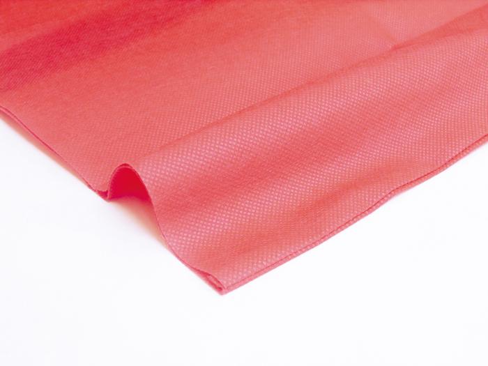 カラー不織布ハッピ　赤　大人用　L2