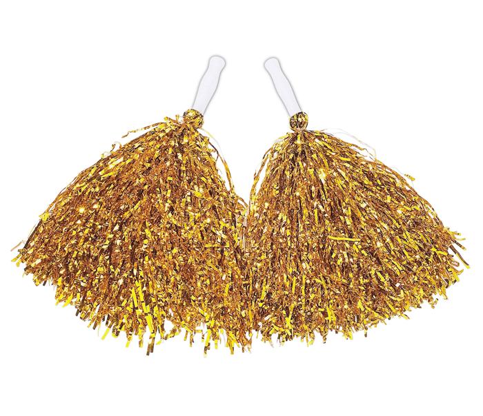 ポンポン　2個組　ゴールド0