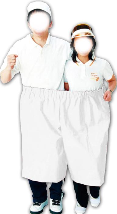 デカパン競争パンツ　白1