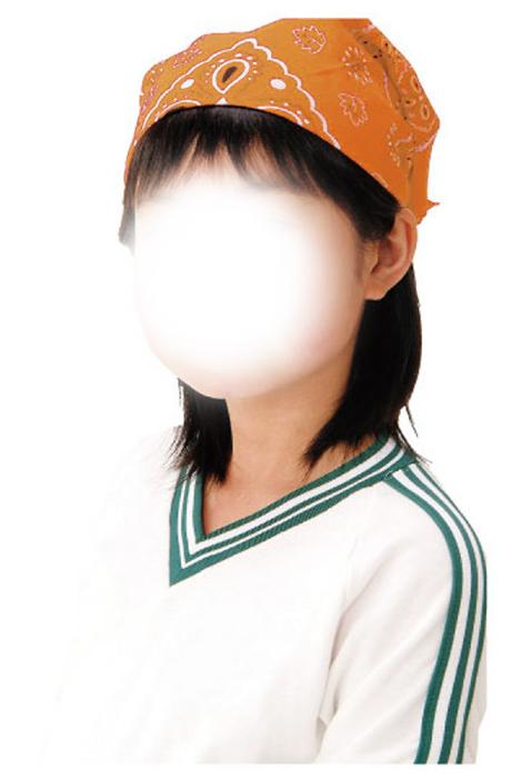 バンダナ　オレンジ2