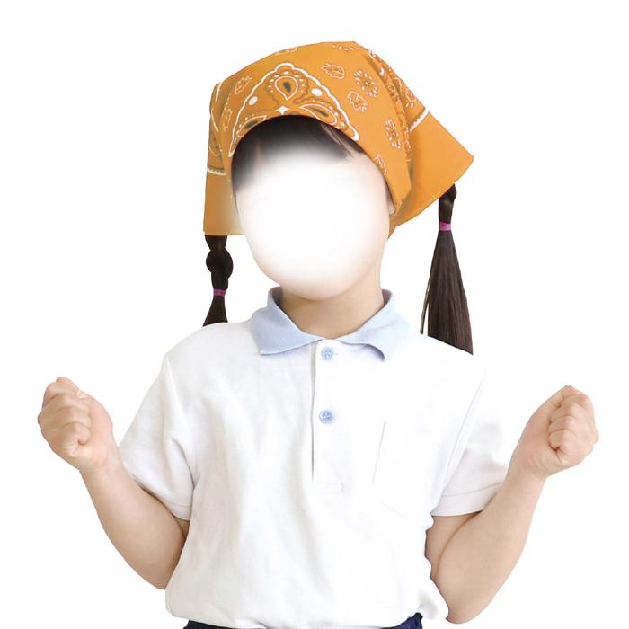 バンダナ　オレンジ7