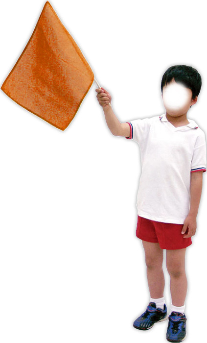 小旗　橙7