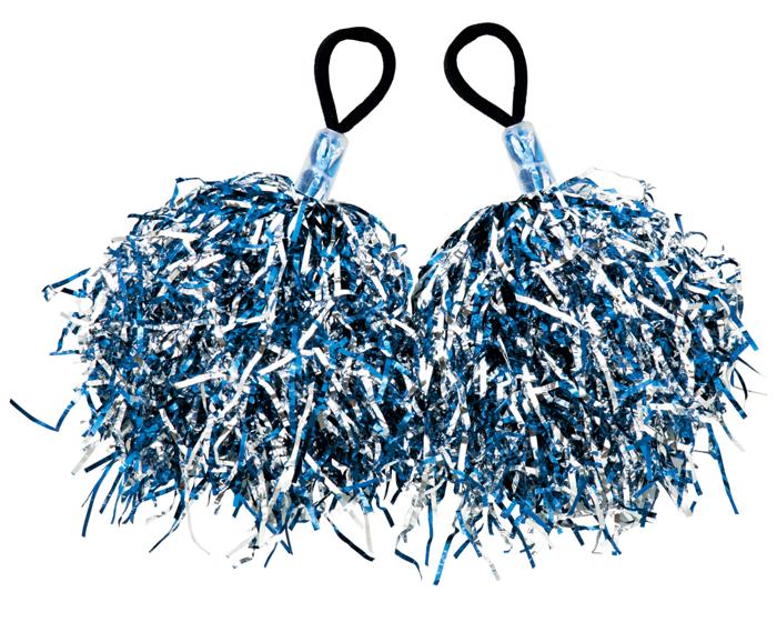 ハンドフリーポンポン　ブルーシルバー0