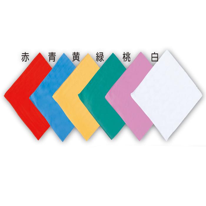 バンダナ　無地　青2