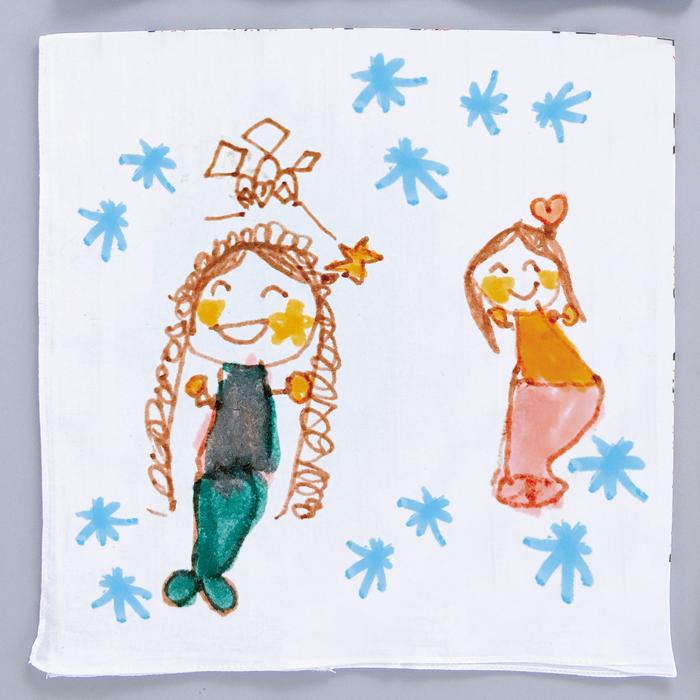 バンダナ　無地　白2