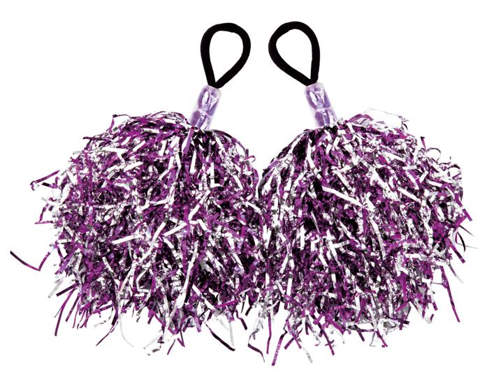 ハンドフリーポンポン　パープルシルバー0