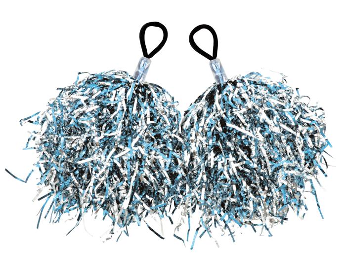 ハンドフリーポンポン　薄水色シルバー0