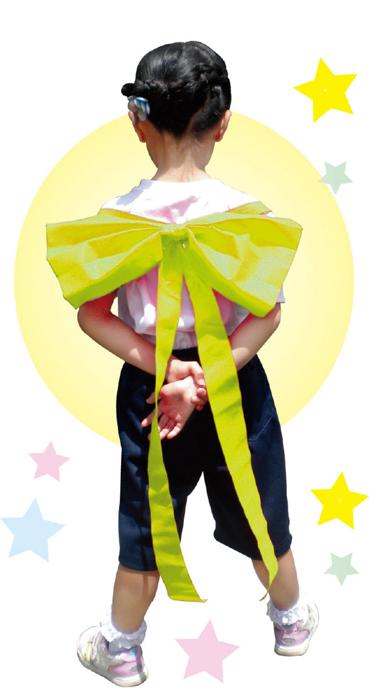 背おえるかんたんリボン　黄2