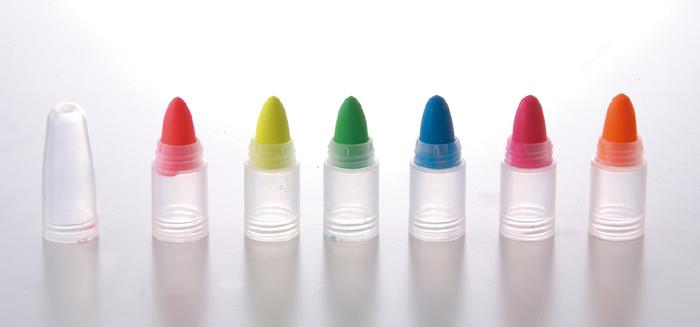 洗える蛍光クレヨン　6色組1