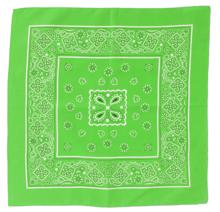 バンダナ　蛍光グリーン