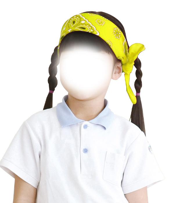 バンダナ　蛍光イエロー4