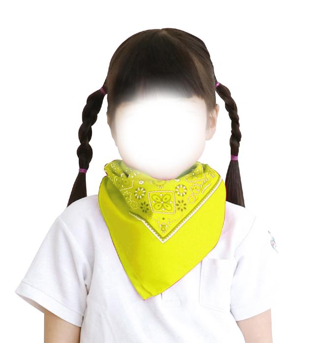 バンダナ　蛍光イエロー5