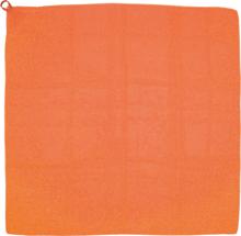ループ付カラースカーフ　ミニ　橙