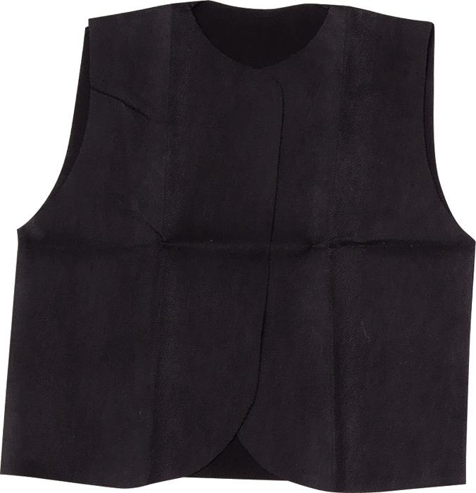 衣装ベース　ベスト　黒　J0