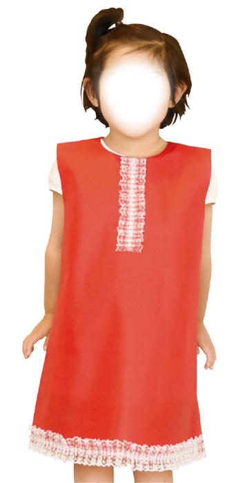 衣装ベース　ワンピース　赤　J4