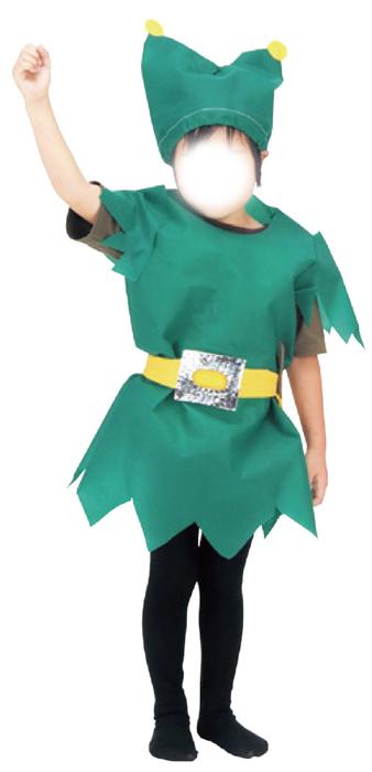 衣装ベース　ワンピース　緑　J2