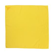 ループ付カラースカーフ　ミニ　黄