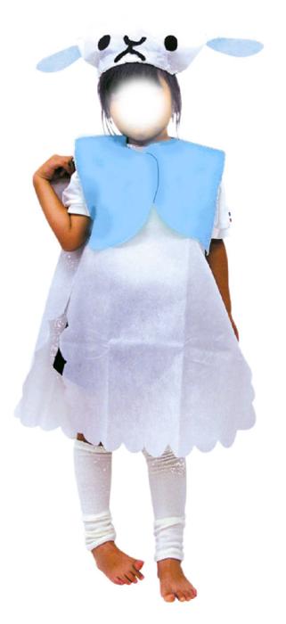 衣装ベース　ワンピース　白　S2