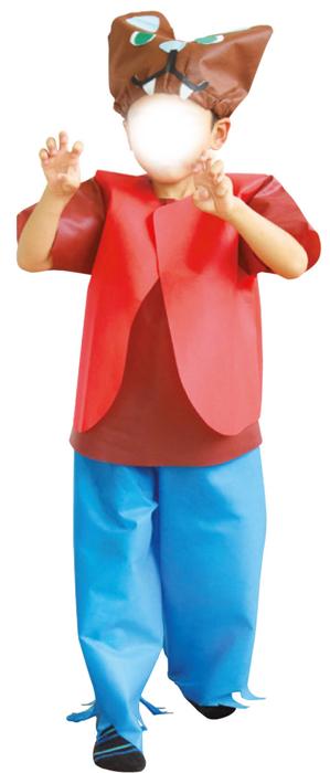 衣装ベース　ベスト　赤　C1