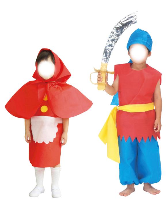 衣装ベース　ワンピース　赤　C2