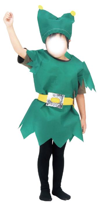 衣装ベース　ワンピース　緑　C2