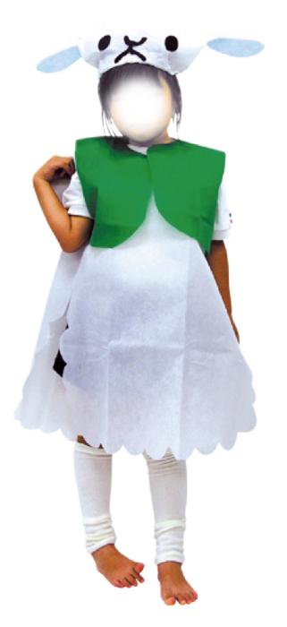 衣装ベース　ワンピース　白　C2