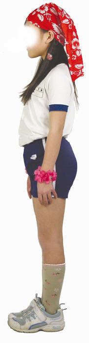 パイプバンダナ　青1