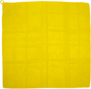 ループ付カラースカーフ　黄0