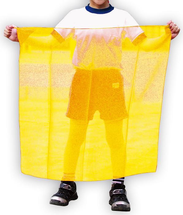 ループ付カラースカーフ　黄3